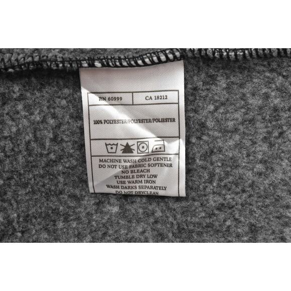 Antigua Men's Gray Pullover Sweater 2XL Polyester Quarter Zip Fleece St. Edwards - Picture 9 of 9